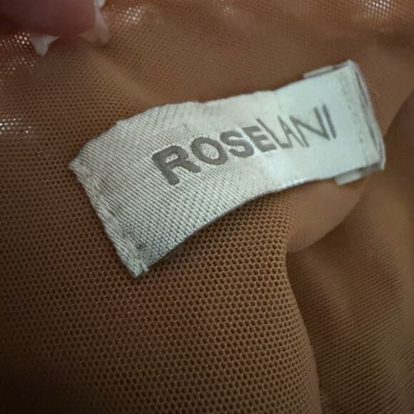 RoseLANI | White Lace Azaelea Guipure Lace Midi Dress | Small - Picture 6 of 7